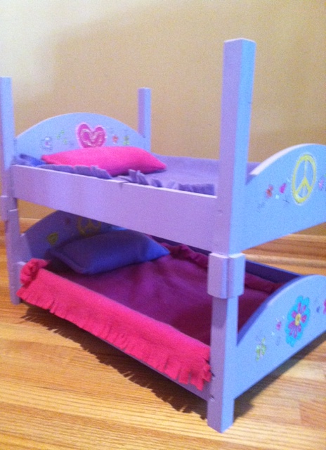toddler doll bed